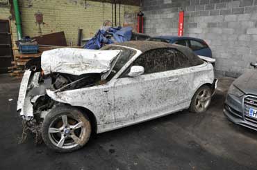 Damaged car