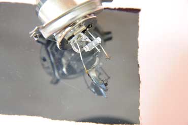 Damaged bulb